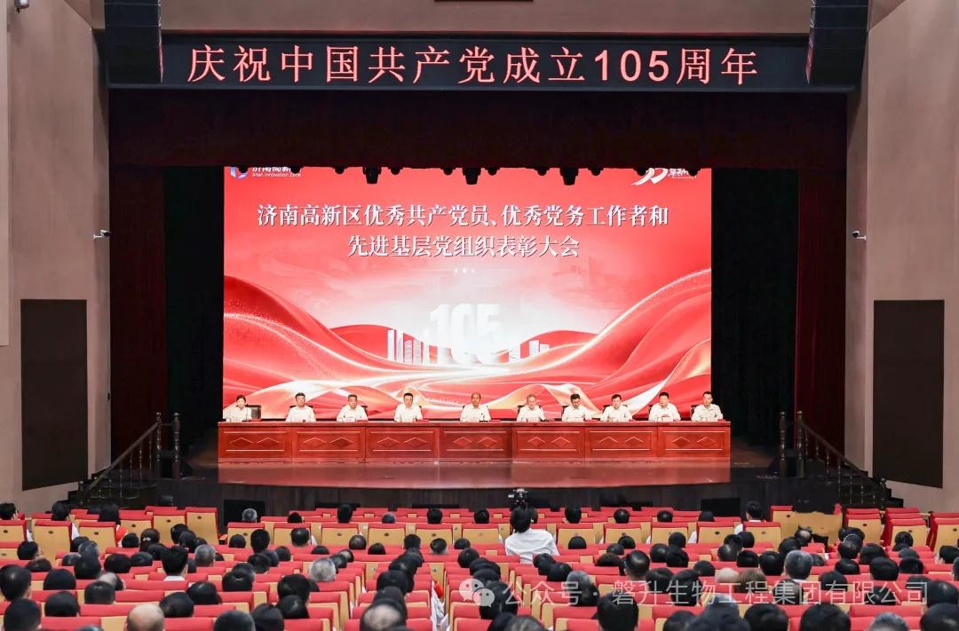 喜报!济南磐升生物技术有限公司党支部获得济南市先进基层党组织,王杰获得高新区优秀